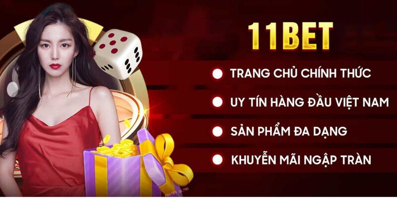 Xóc đĩa trên 11BET uy tín hàng đầu châu Á