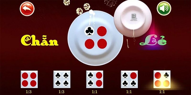 Các cửa cược trong game Xóc Đĩa ăn tiền